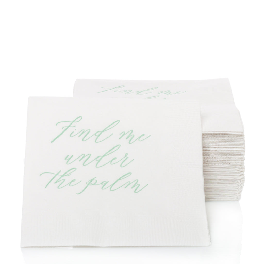 Beverage Napkin Palm